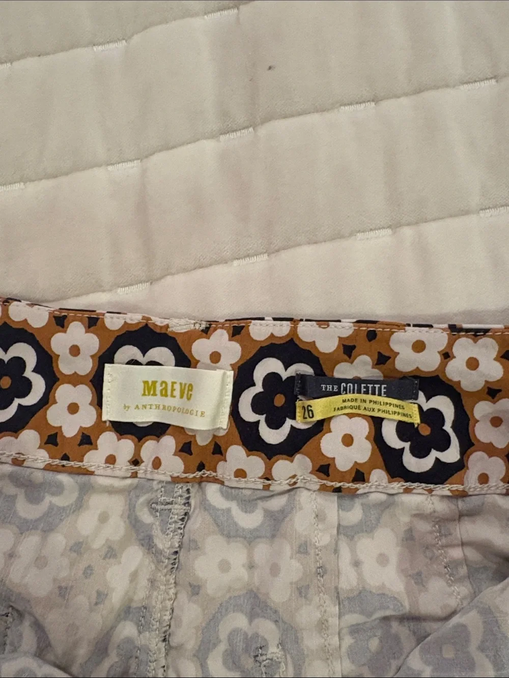 Maeve by Anthropologie Floral Straight-Leg Pants - Picture 3 of 3